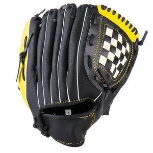 1*Baseball Glove PU Thickened Baseball Glove Children Youth Closed Basked Softball Gloves