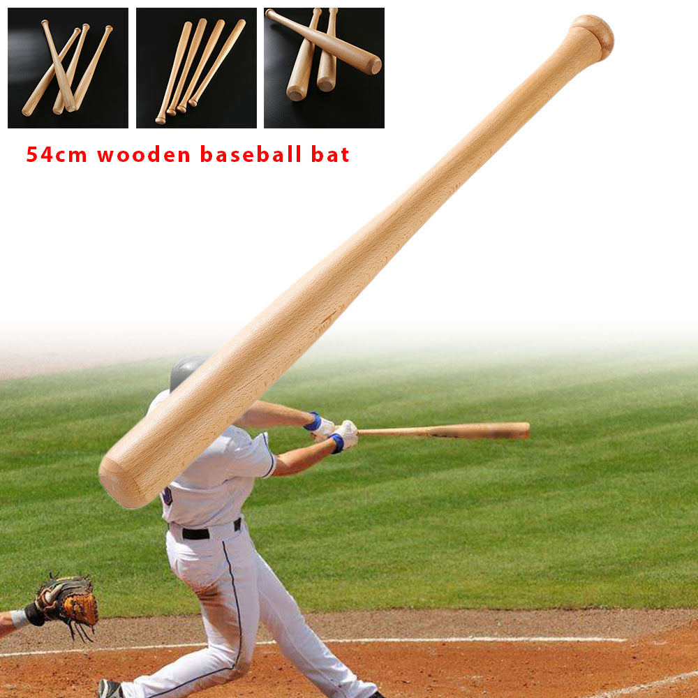 Hardwood Bats Baseball Bat Wooden 1pcs Fitness Adults Playing Outdoor Game 54CM Solid Sports Professional Durable