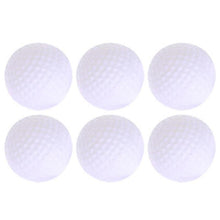 Load image into Gallery viewer, 6pcs Golf Practice Balls Plastic Hollow Out Sports White Round Golf Balls