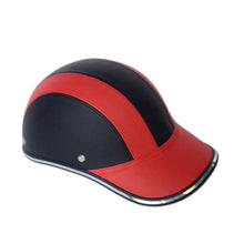 Load image into Gallery viewer, Baseball Cap Helmet Motorcycle Safety ABS+PU Protective Adjustable Universal Outdoor