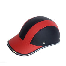 Load image into Gallery viewer, Baseball Cap Helmet Motorcycle Safety ABS+PU Protective Adjustable Universal Outdoor