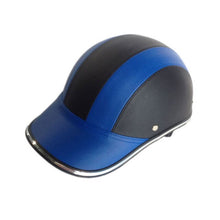 Load image into Gallery viewer, Baseball Cap Helmet Motorcycle Safety ABS+PU Protective Adjustable Universal Outdoor