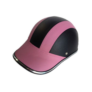 Baseball Cap Helmet Motorcycle Safety ABS+PU Protective Adjustable Universal Outdoor