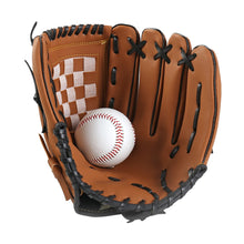 Load image into Gallery viewer, 10.5 Inch Thicken Infield Pitcher Baseball Gloves Softball Gloves Adolescents Full Adult Sports Infielders Glove(Brown)