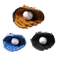 Load image into Gallery viewer, Hot! Adult &amp; Kids Baseball Gloves Softball Comfortable Thicken Durable Soft PVC Leather Pitcher Gloves Infield Catchers 1PCS bt