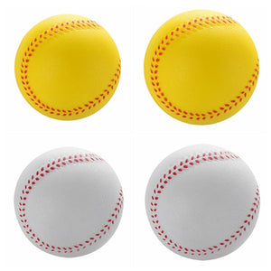 Children Baseball Base Practice Training Ball Foam Softball Student Soft Baseball PU Baseball 2 Color Diameter 7 / 7.5CM