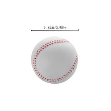 Load image into Gallery viewer, Children Baseball Base Practice Training Ball Foam Softball Student Soft Baseball PU Baseball 2 Color Diameter 7 / 7.5CM