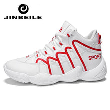 Load image into Gallery viewer, Man Light Basketball Shoes Anti-slip Basketball Sneakers Leather Shoes Men Lace-up Sports Gym Ankle Boots Basketbol Ayakkabisi