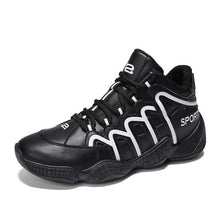 Load image into Gallery viewer, Man Light Basketball Shoes Anti-slip Basketball Sneakers Leather Shoes Men Lace-up Sports Gym Ankle Boots Basketbol Ayakkabisi