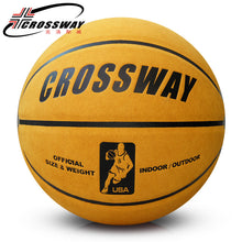Load image into Gallery viewer, Basketbol 2019 Hot Selling Outdoor Indoor Size 7 Leather Basketball Ball ZK microfiber Training Competition home&amp;away Basketball