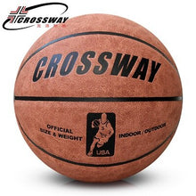 Load image into Gallery viewer, Basketbol 2019 Hot Selling Outdoor Indoor Size 7 Leather Basketball Ball ZK microfiber Training Competition home&amp;away Basketball