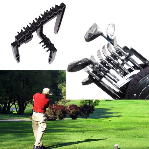 9 Iron Club ABS Shafts Golf Holder Stacker Fits Any Size of Bags Organizer High Capacity Golf Club Holder Golf Aid Accessories