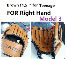 Load image into Gallery viewer, ZYMFOX Baseball Glove Catcher Gloves Softball Right Hand Gloves Exercise Equipment Sport Training Accessories Left/Right Hand