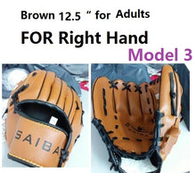 Load image into Gallery viewer, ZYMFOX Baseball Glove Catcher Gloves Softball Right Hand Gloves Exercise Equipment Sport Training Accessories Left/Right Hand