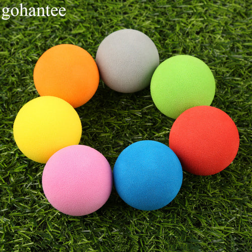 20pcs EVA Foam Golf Balls Soft Sponge Golf Monochrome Balls for Outdoor Golf Practice Balls for Golf/Tennis Training Solid Color