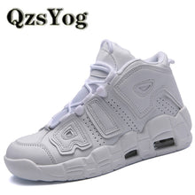 Load image into Gallery viewer, QzsYog Men Basketball Shoes Air Cushion High Top Sneakers Outdoor Sport Athletic Women Leather Ankle Boots Basketbol Ayakkabi