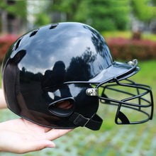 Load image into Gallery viewer, Adult professional baseball helmet  Binaural ears baseball helmet,mask protective cap,head protection,face, and Softball helmet