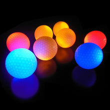 Load image into Gallery viewer, CRESTGOLF 10pcs LED Golf Balls Night Training Golf Practice Balls Two Layer Golf Balls 6 Colors for Choice Balle de Golf Gift