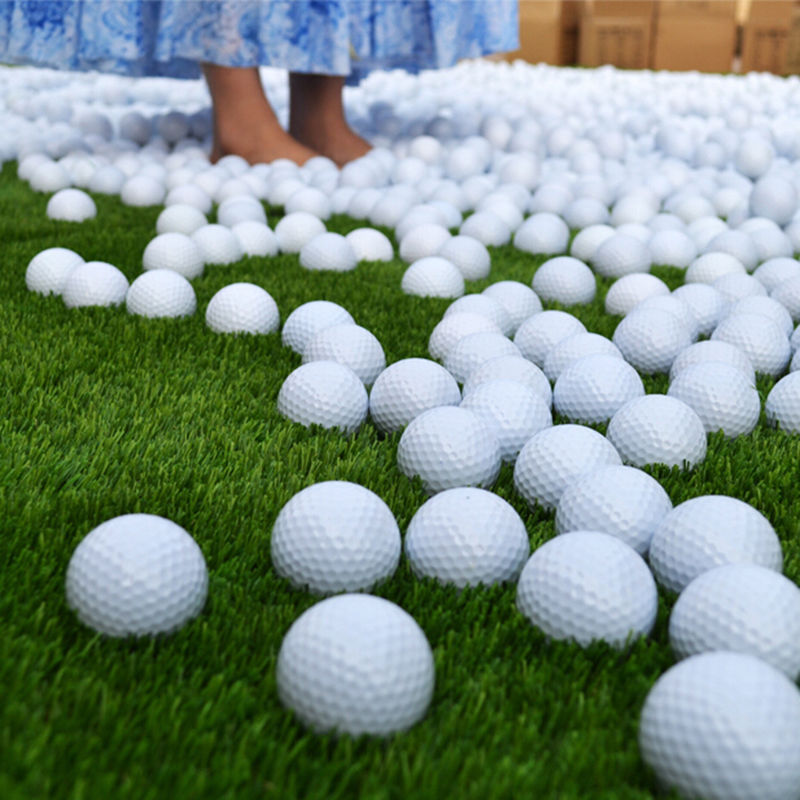 10Pcs White PU Foam Golf Ball Indoor Outdoor Practice Training Aid Golf Ball Golf Supplies