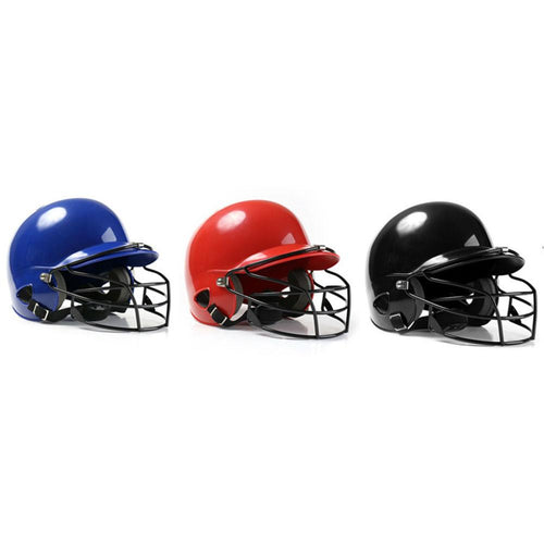 Baseball Helmet Hit Helmet Binaural Baseball Helmet Wear Mask Shield Head Protector Face Softball Fitness Body Fitness Equipment