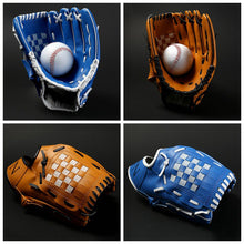 Load image into Gallery viewer, Baseball Gloves For Adult Youth Kids Softball Comfortable Thicken Durable Soft PVC Leather Pitcher Gloves Infield Catchers 1PCS