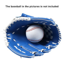Load image into Gallery viewer, Baseball Gloves For Adult Youth Kids Softball Comfortable Thicken Durable Soft PVC Leather Pitcher Gloves Infield Catchers 1PCS