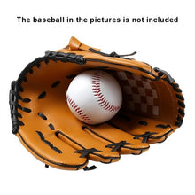Load image into Gallery viewer, Baseball Gloves For Adult Youth Kids Softball Comfortable Thicken Durable Soft PVC Leather Pitcher Gloves Infield Catchers 1PCS