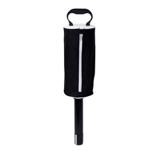 Load image into Gallery viewer, Black Zipper Golf Ball Pick Up Retriever Shag Bag Hold Up To 70 Balls Easy To Pick Up The Ball