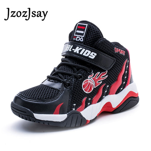 2018 New High Quality Sports Boy Basketball Shoes Cheap Kids Anti-Slip Sneakers Training Shoes Boys Basketbol Ayakkabi