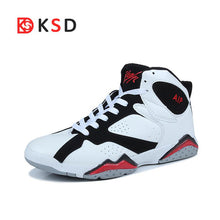 Load image into Gallery viewer, 2018 Winter Plush Warmth High Top Basketball Shoes Men Damping Basket Homme Sport Zapatillas De Baloncesto Basketbol Ayakkabi