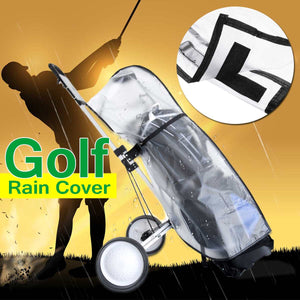 Waterproof Dustproof Golf Rain Cover PVC Golf Bag Shield Outdoor Rod Protector Transparent Store Anti-dust Standard Ball Multifu