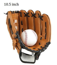 Load image into Gallery viewer, PVC leather bluebrownblack 10.5&quot;/11.5&quot;/12.5&quot; Softballs Outdoor Team Sports baseball gloves for men women kids Practice Equipment