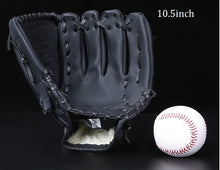 Load image into Gallery viewer, PVC leather bluebrownblack 10.5&quot;/11.5&quot;/12.5&quot; Softballs Outdoor Team Sports baseball gloves for men women kids Practice Equipment