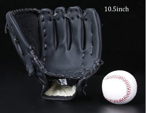 PVC leather bluebrownblack 10.5"/11.5"/12.5" Softballs Outdoor Team Sports baseball gloves for men women kids Practice Equipment