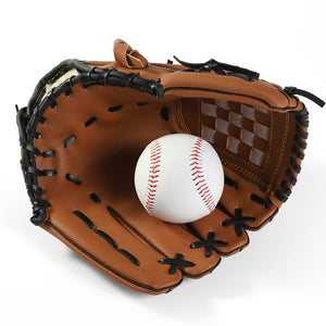 New Portable Baseball Gloves Dark Brown Durable Men Softball Baseball Glove Sports Player Preferred 12.5/11.5/10.5 inch