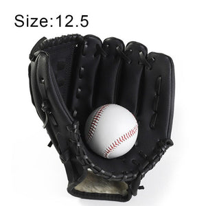 New Portable Baseball Gloves Dark Brown Durable Men Softball Baseball Glove Sports Player Preferred 12.5/11.5/10.5 inch