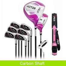 Load image into Gallery viewer, Golf Clubs 12pcs Complete Sets iron Carbon Shaft Ball Rod Sports Training  Club Set Driver Fairway Putter Bag