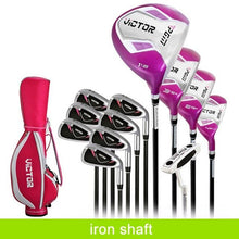 Load image into Gallery viewer, Golf Clubs 12pcs Complete Sets iron Carbon Shaft Ball Rod Sports Training  Club Set Driver Fairway Putter Bag