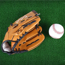 Load image into Gallery viewer, 1Pcs Outdoor Sports Brown Baseball Glove Softball Practice Equipment Size 10.5/11.5/12.5 Left Hand for Adult Man Woman Training