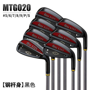 Braed PGM 8PCS Golf MO EYES Sports 7 Irons Club High Imported 455 Steel 5-9PwSw R/S Flex Steel/Graphite Shaft With Head Cover