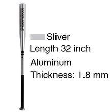 Load image into Gallery viewer, Winmax Aluminium 32 Inch 81 cm Thickness 1.8/2mm Training Aluminum Alloy Softball Baseball Bat Of The Bit Softball beisbol bat
