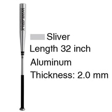 Load image into Gallery viewer, Winmax Aluminium 32 Inch 81 cm Thickness 1.8/2mm Training Aluminum Alloy Softball Baseball Bat Of The Bit Softball beisbol bat