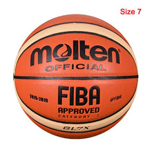 Load image into Gallery viewer, 2019 Professional Basketball Ball Size 7 PU with Free Gift Children Training Sports Inflatable Basketball baloncesto basketbol