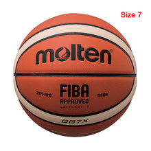 Load image into Gallery viewer, 2019 Professional Basketball Ball Size 7 PU with Free Gift Children Training Sports Inflatable Basketball baloncesto basketbol