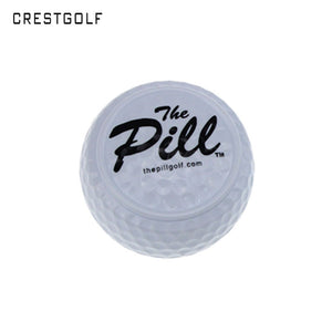 1pcs Original Hard Golf Balls Golf for Beginners Two Layer Ball Driving Range Flat Shape Practice Ball free shipping