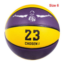 Load image into Gallery viewer, 2019 Professional Basketball Ball PU Material Size 7/6/5 Ball Child Training Outdoor Indoor Inflatable Basketball basketbol topu