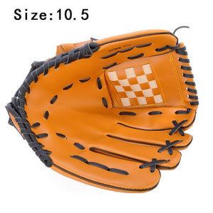 New Portable Brown Baseball Glove Softball Practice Equipment Size 10.5/11.5/12.5 Left Hand for Adult Man Woman Training