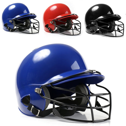 Baseball Helmet Hit Helmet Binaural Baseball Helmet Wear Mask Softball Fitness Body Fitness Equipment Shield Head Protector Face