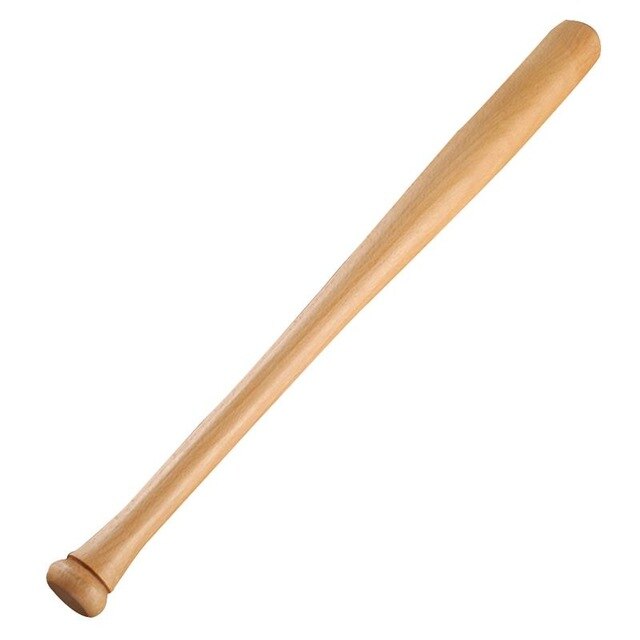 54CM Self-defense Sticks Baseball Bat Thicken Baseball Stick Wood High Polished Solid Beech Heavy Wood Baseball Bat For Gym Home