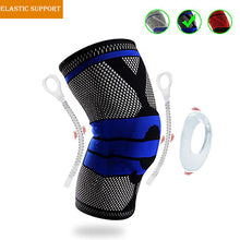 Load image into Gallery viewer, Gym Volleyball basketbol dizlik Elastic Support Knie Brace Silicone Pads Relieve Arthritis Running Knee Protectors Guard Kneepad